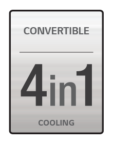 LG TW-Q18WUZA Convertible 4-in-1 Cooling